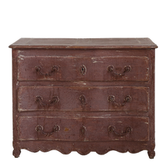 18th Century Louis XV Serpentine Commode