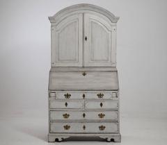 18th Century Swedish Period Gustavian Secretary with Library