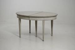 19th Century Swedish Gustavian Style Extension Dining Table