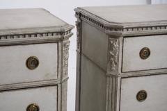 Antique Pair of Swedish Late Gustavian Period Painted Chests, 19th Century