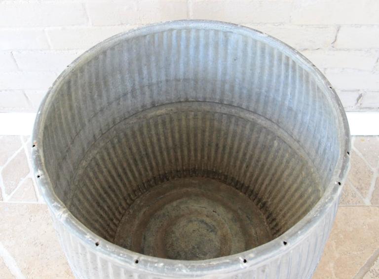 Vintage Galvanized Zinc English Dolly Tub at 1stDibs vintage dolly