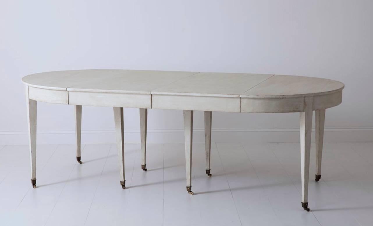 19th Century Swedish Gustavian Period Extension Table 4