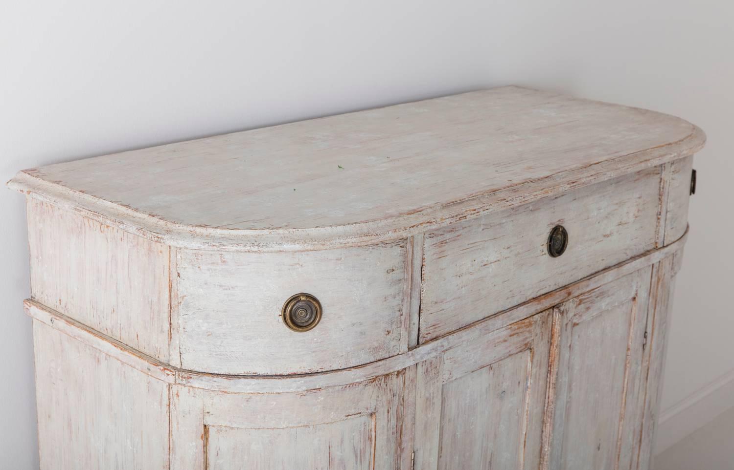 19th Century Swedish Period Gustavian Painted Buffet Cabinet 3