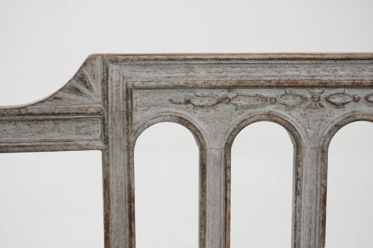 20th Century Set of Four Swedish Chairs in the Gustavian Style