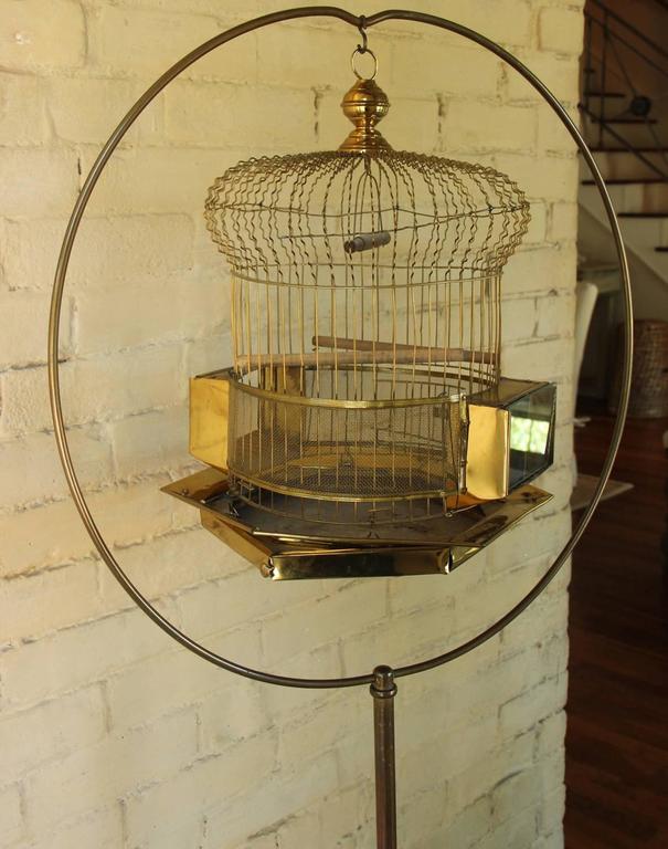 brass bird cage