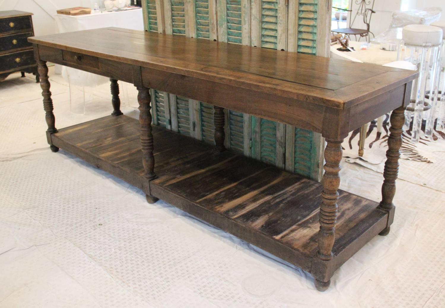 antique drapers table