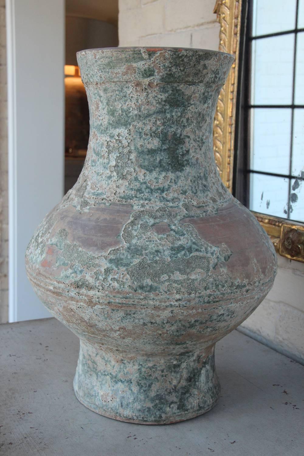 Chinese Han Dynasty Period Glazed Jar In Excellent Condition In Wichita, KS