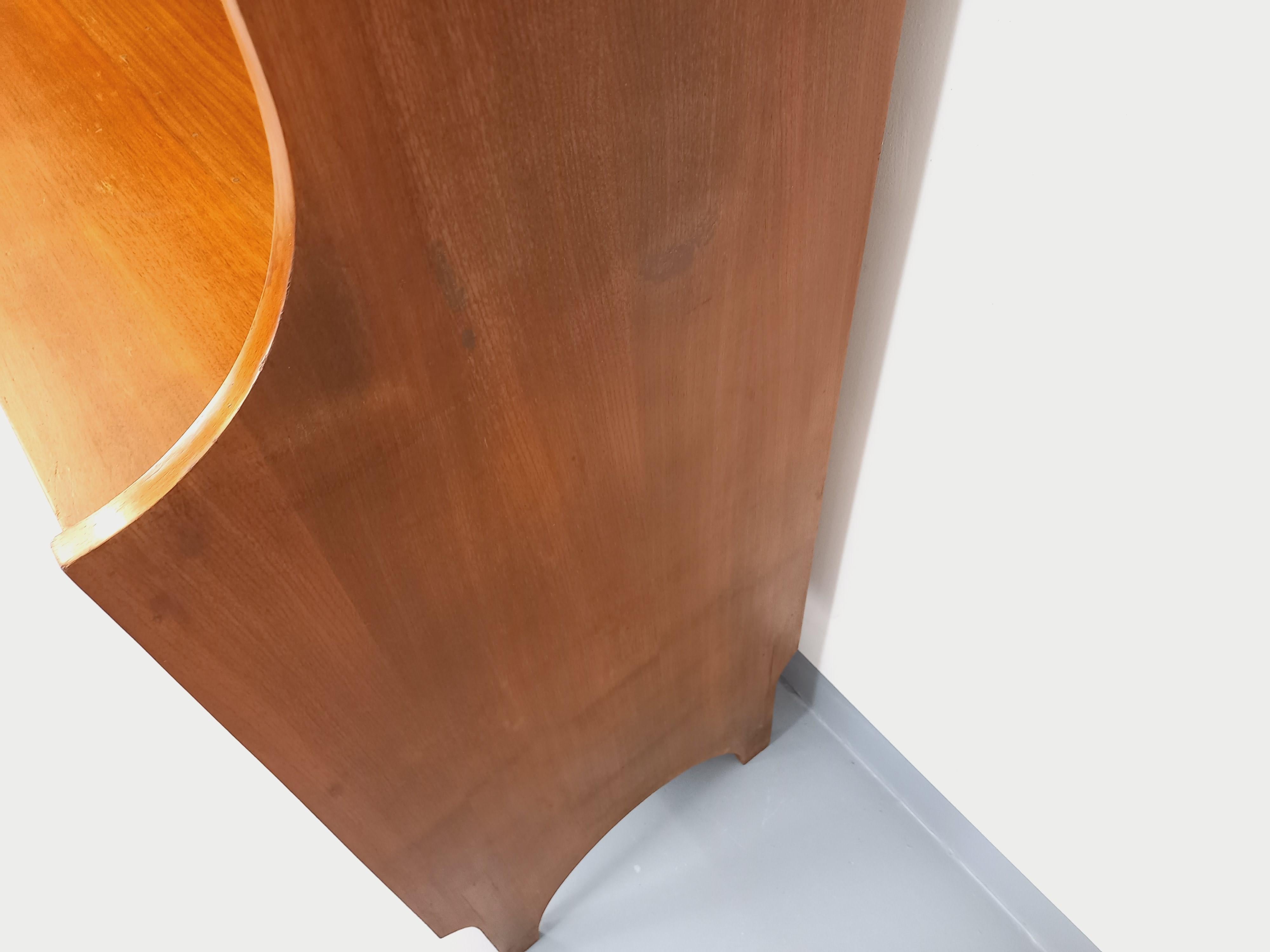 Teak Meuble de rangement bibliothèque scandinave vintage 3 parties en teck années 60 in vendita