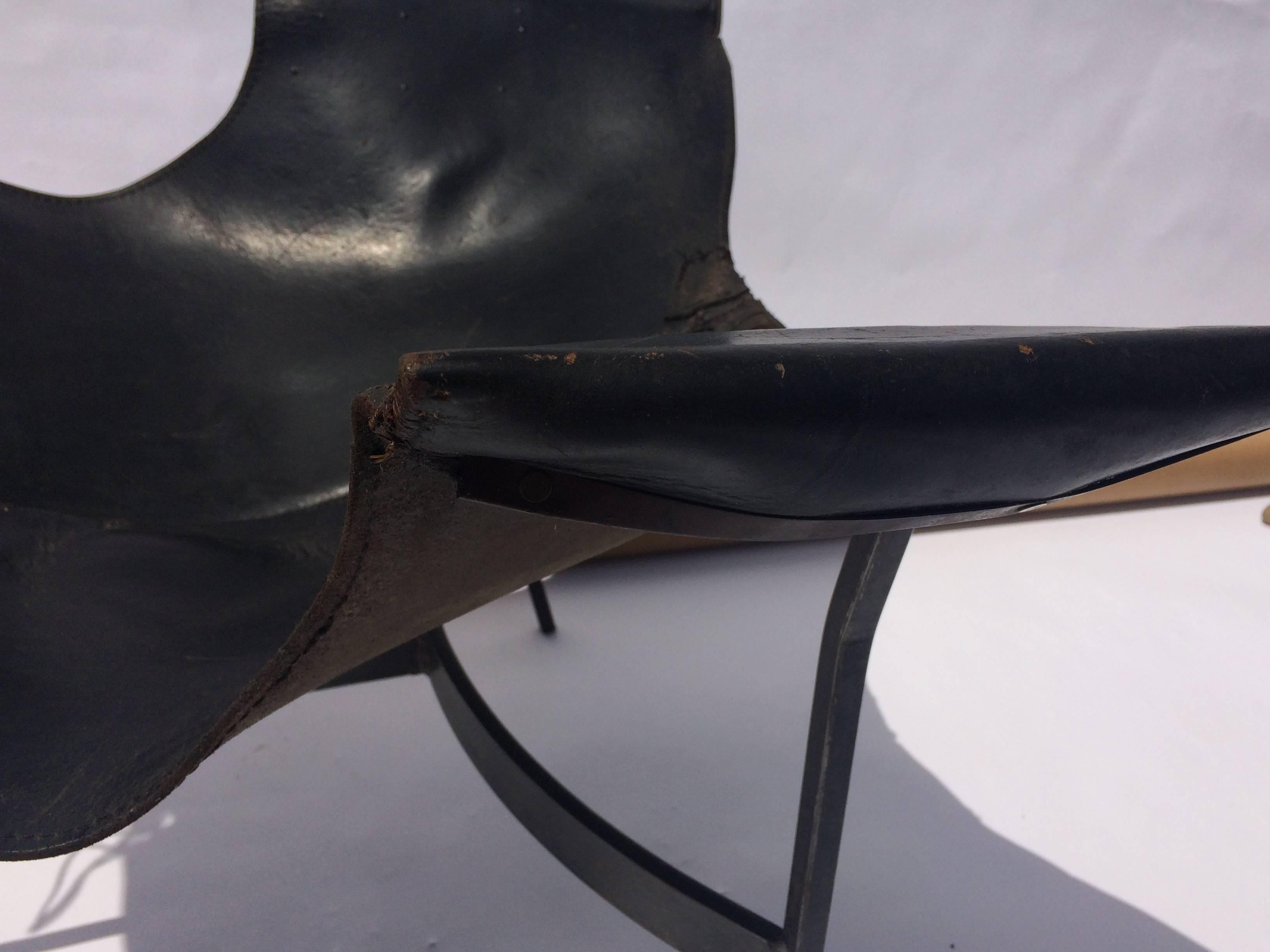 Leather Sling Chair by William Katavolos for Leathercrafter 3