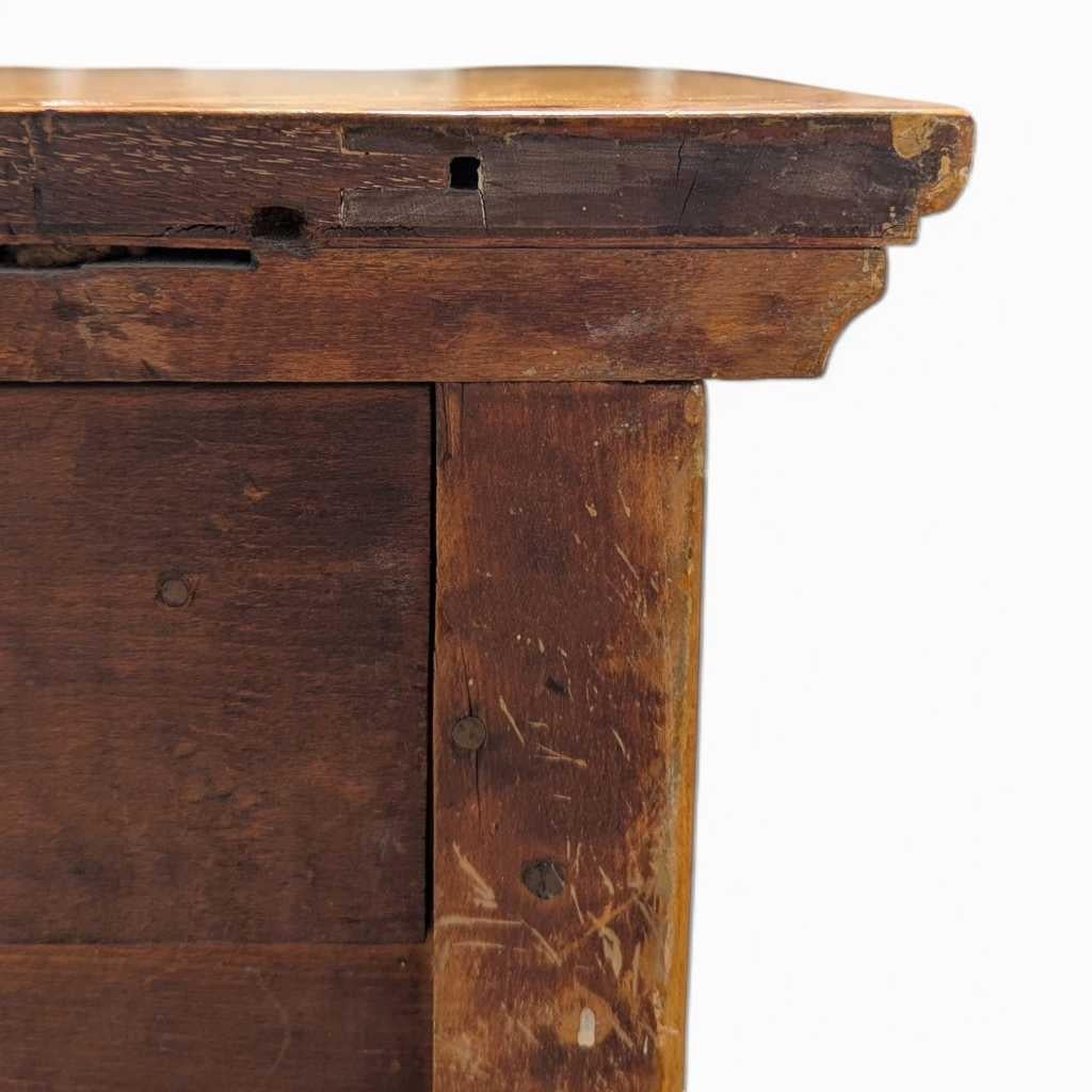 20ième siècle Commode ancienne à façade incurvée, commode, Wood, Mahogany, c.C. 1920 en vente
