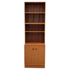 MCM Modular Upright Bookcase, Teak, Warm Finish, Denmark, c. 1960s