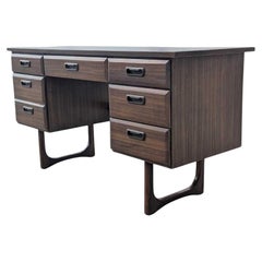 Mid Century Laminate Top Desk, Wood Base, USA, c. 1960s