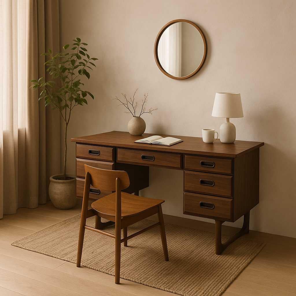 Scrivania di metà secolo con piano in laminato e base in Wood, Stati Uniti, 1960 ca. In condizioni buone in vendita a Rancho Cucamonga, CA