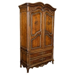 Drexel Brittany Heritage French Provincial Carved Wood Armoire