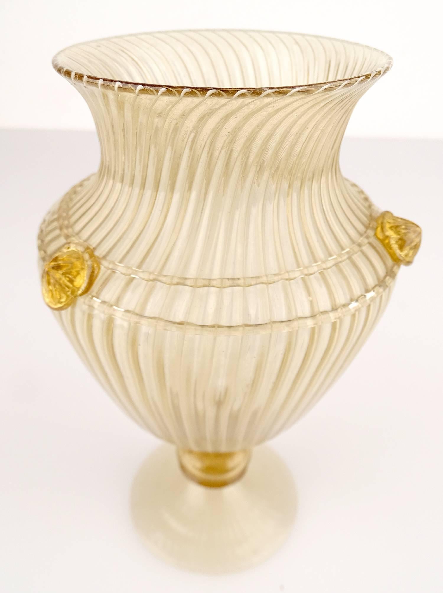 antique gold vase