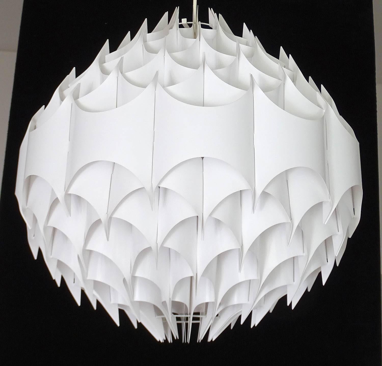 Acrylic   Vest Austrian Chandelier Pendant Lamp Modernist Design,  Panton Colombo Era