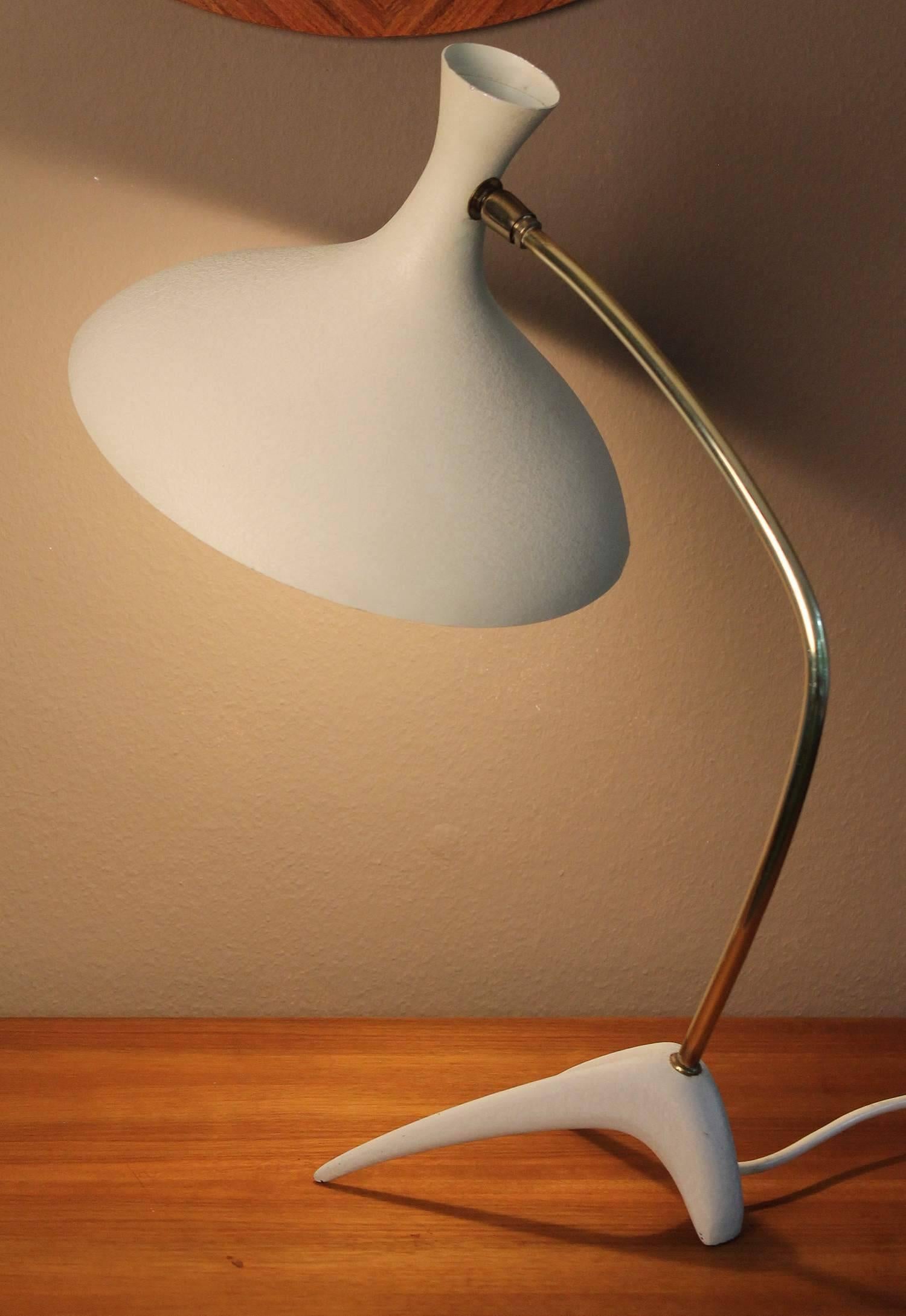 Louis Kalff Table Lamp, 1950s Stilnovo Style Modernist Design   1