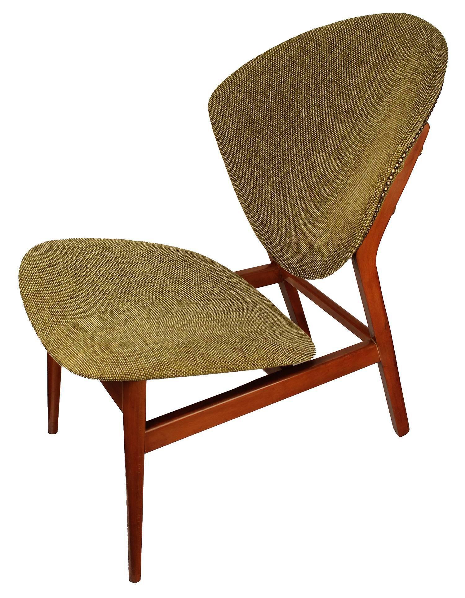 Mid-Century Modern Pair of Sculptural Danish Modern Lounge Chairs - Juhl Jalk Era