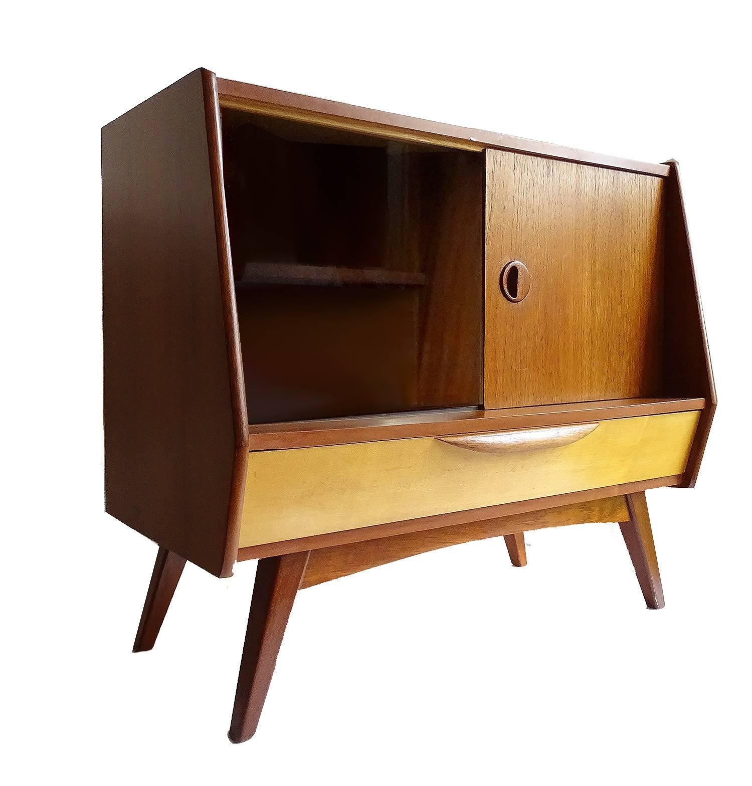 Midcentury Danish Modern Webe Van Teeffelen Sideboard Cabinet, 1960s