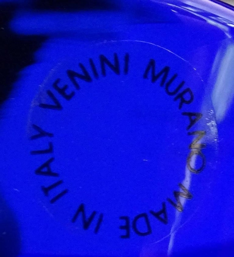 1991 Venini Murano Glass Vase, Ludovico Santillana For Sale at 1stDibs