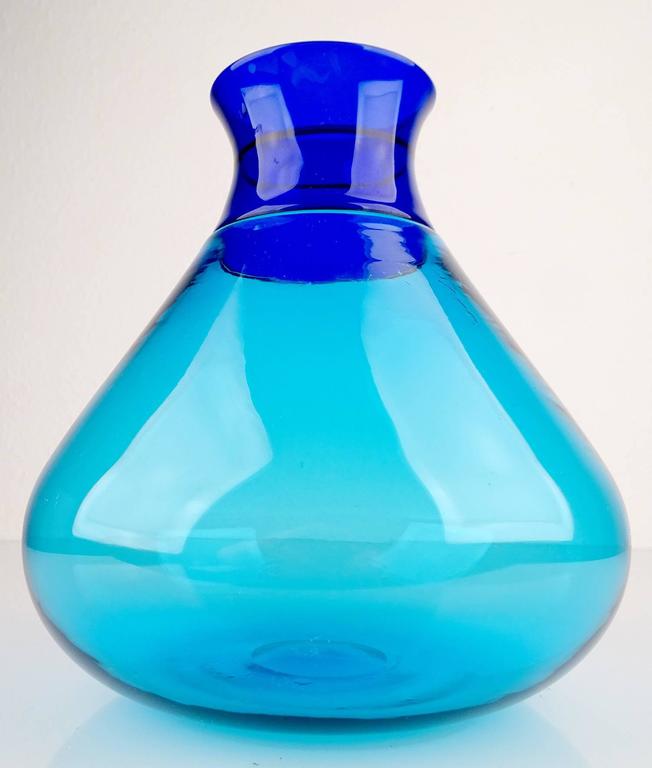 Venini Murano Glass Vase by Ludovico Diaz de Santillana, 1960s