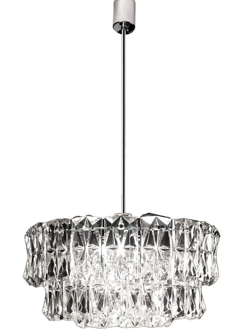 square crystal chandelier