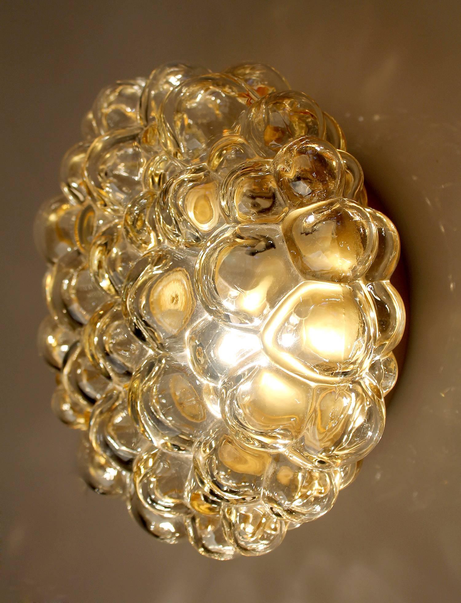Metal Limburg Bubble Glass Sconce  