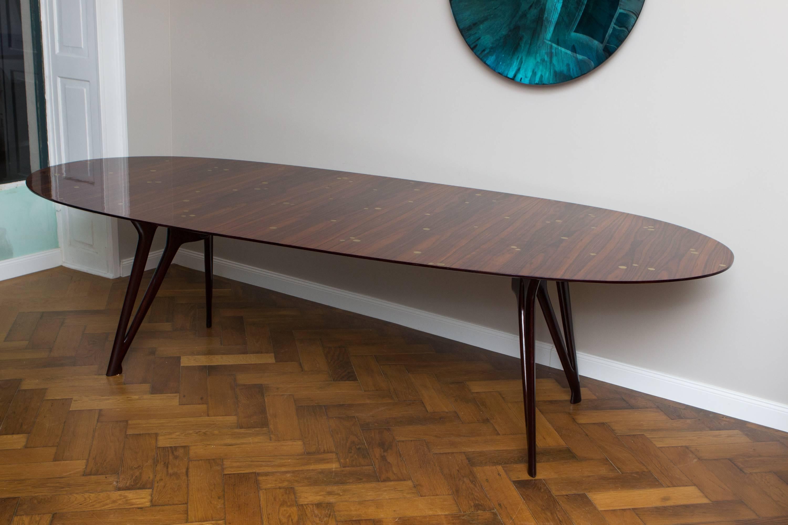 Mid-Century Modern Amazing Dining Table, Italy, circa 1950 For Sale