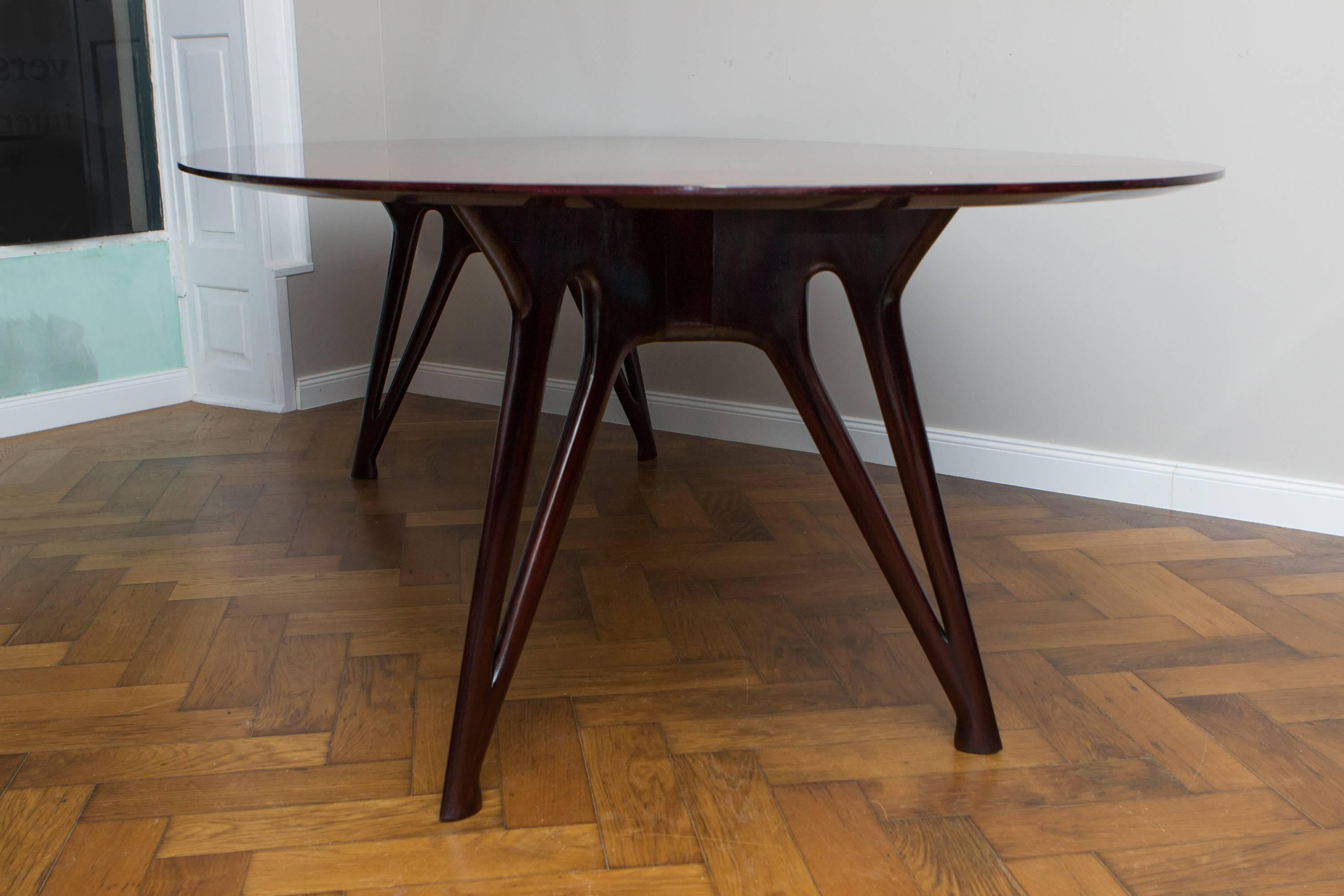 Italian Amazing Dining Table, Italy, circa 1950 For Sale