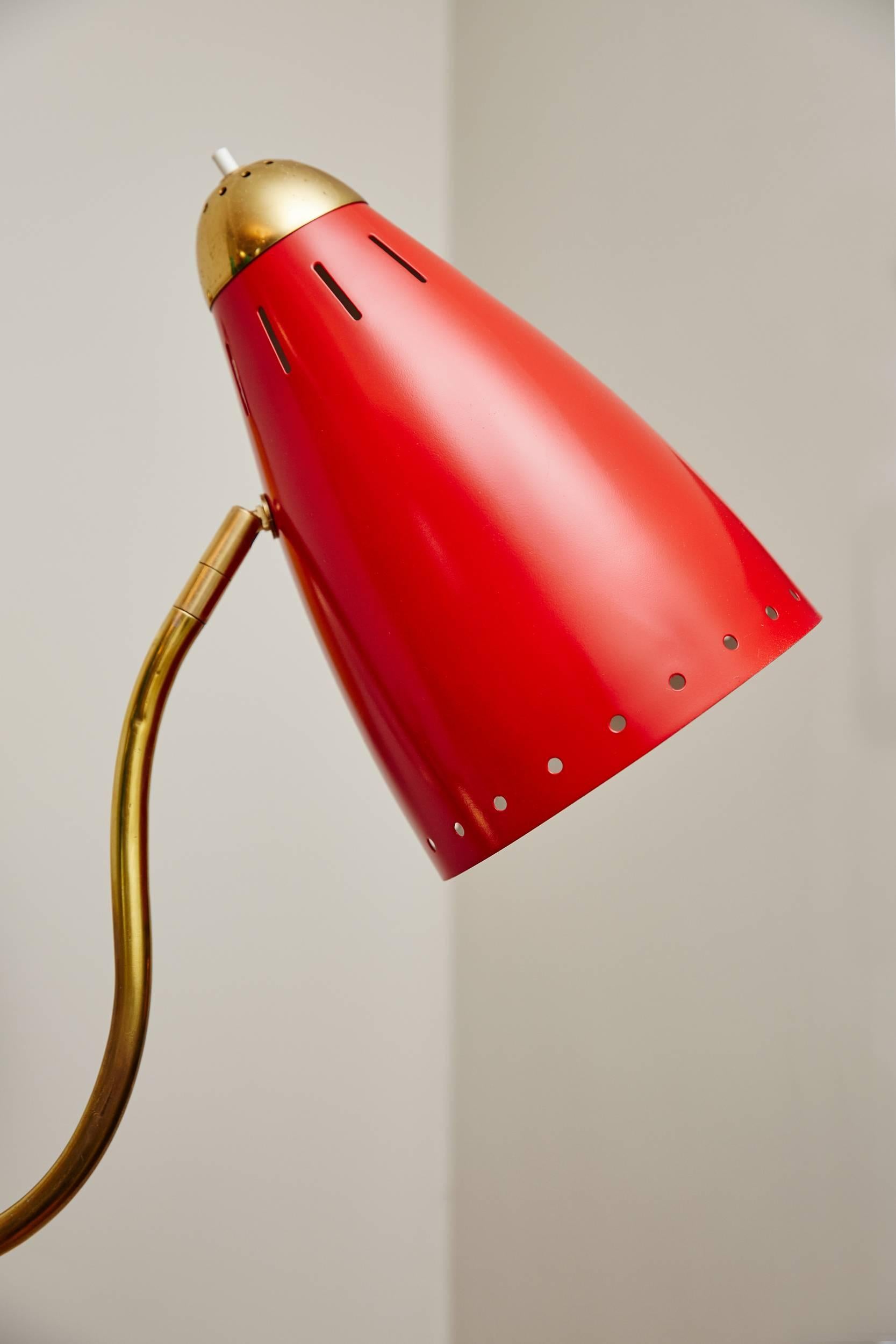 Brass Italian Floor Lamp, Attributed to Arredoluce, Italy, circa 1970