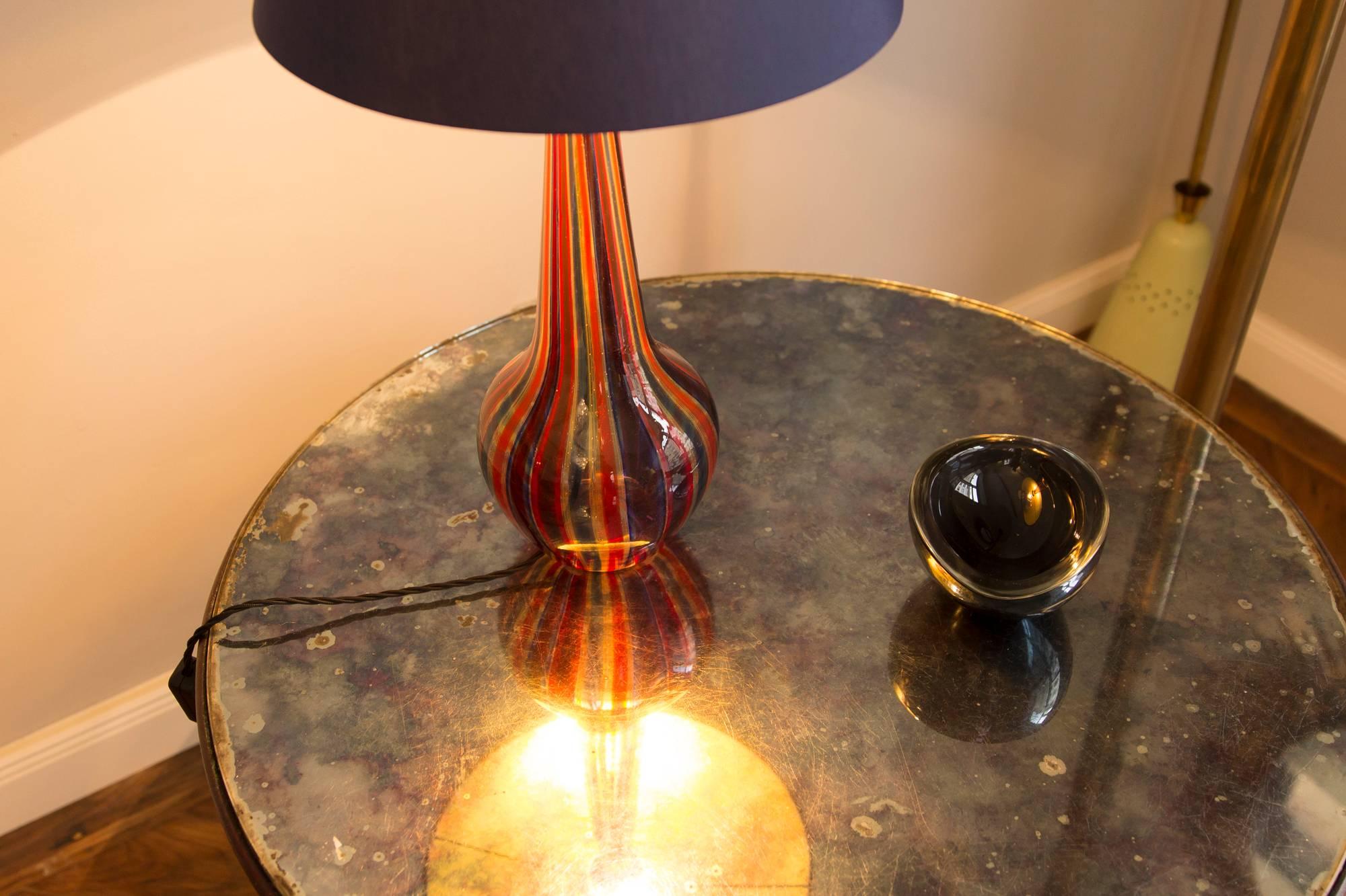 Table Lamp by Barovier & Toso, Italy, circa 1950 In Excellent Condition For Sale In Munich, DE
