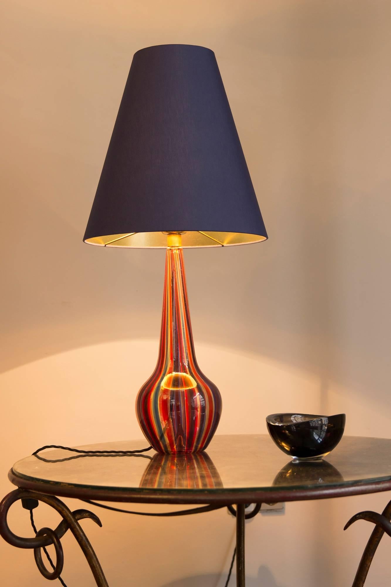 Table Lamp by Barovier & Toso, Italy, circa 1950 For Sale 3
