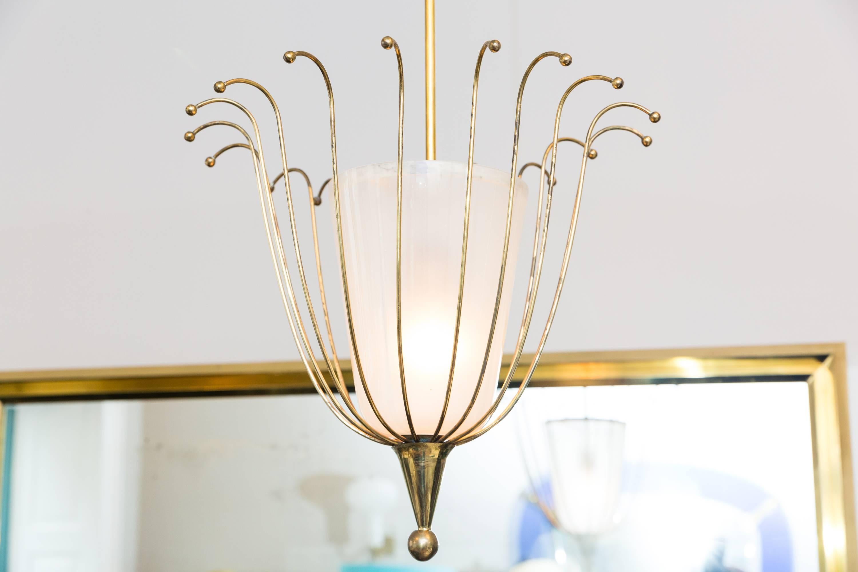 Chandelier, Vienna, circa 1950 In Good Condition In Munich, DE