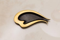 Brass Fish Bowl by Hagenauer Vienna, circa 1950