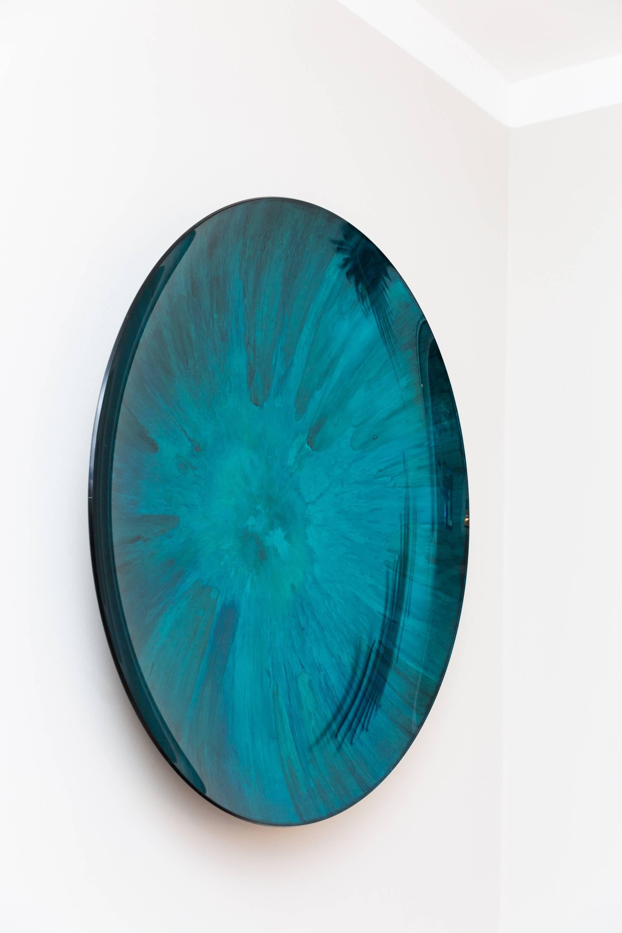 Concave Mirror Object by Christophe Gaignon, France 2017, diameter 87 cm 1