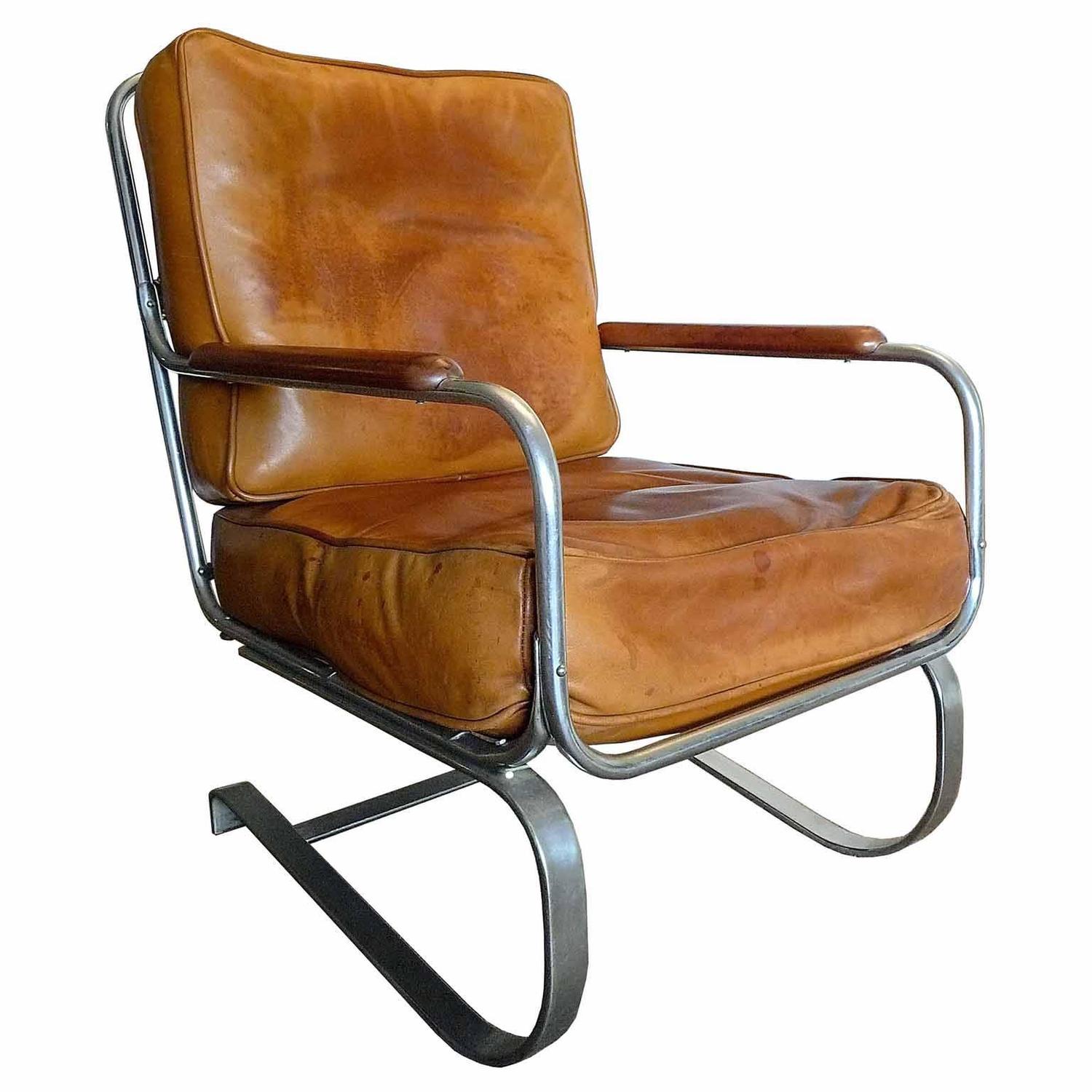 Springer Rocking Chair KEM Weber Springer Chair at 1stdibs