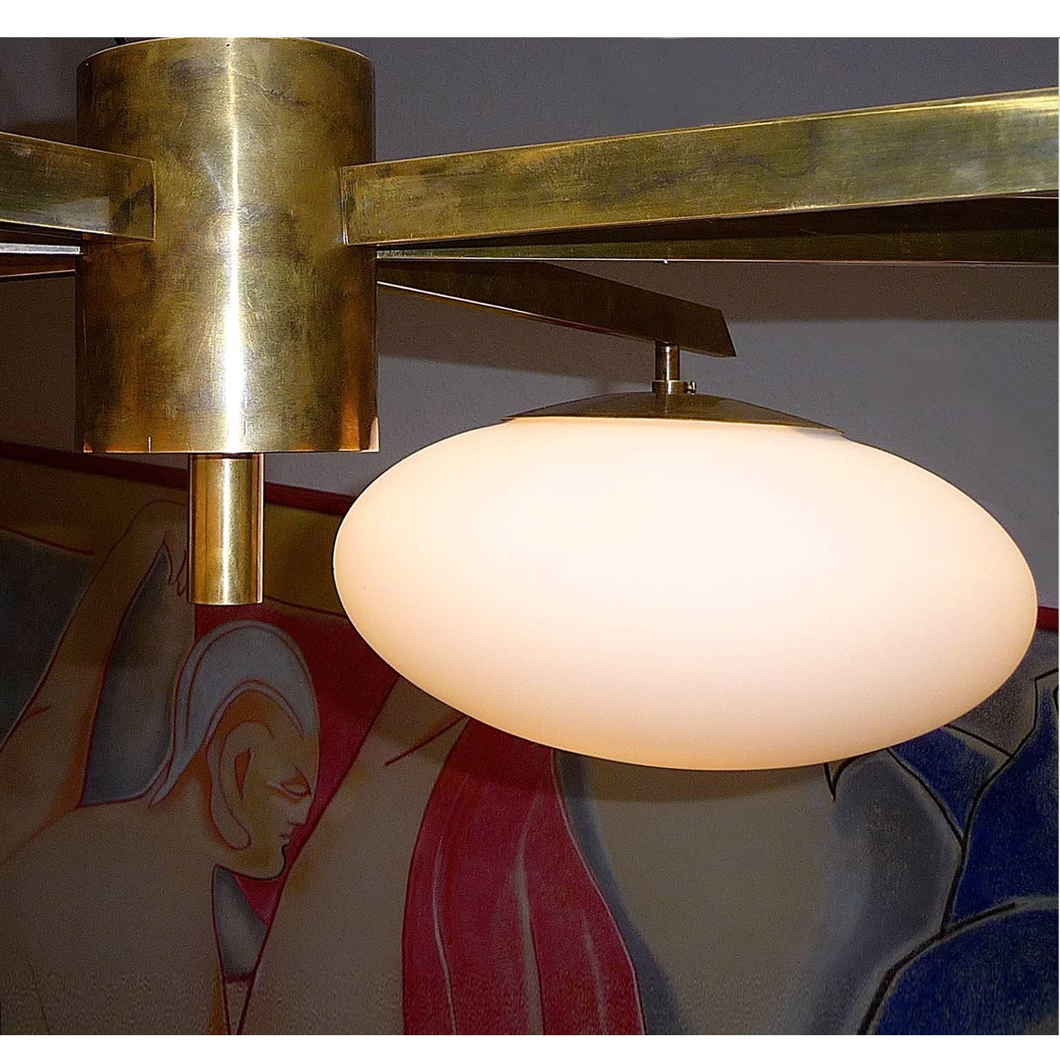 Impressive Ceiling Lamp in Italian Mid-Century Style 1