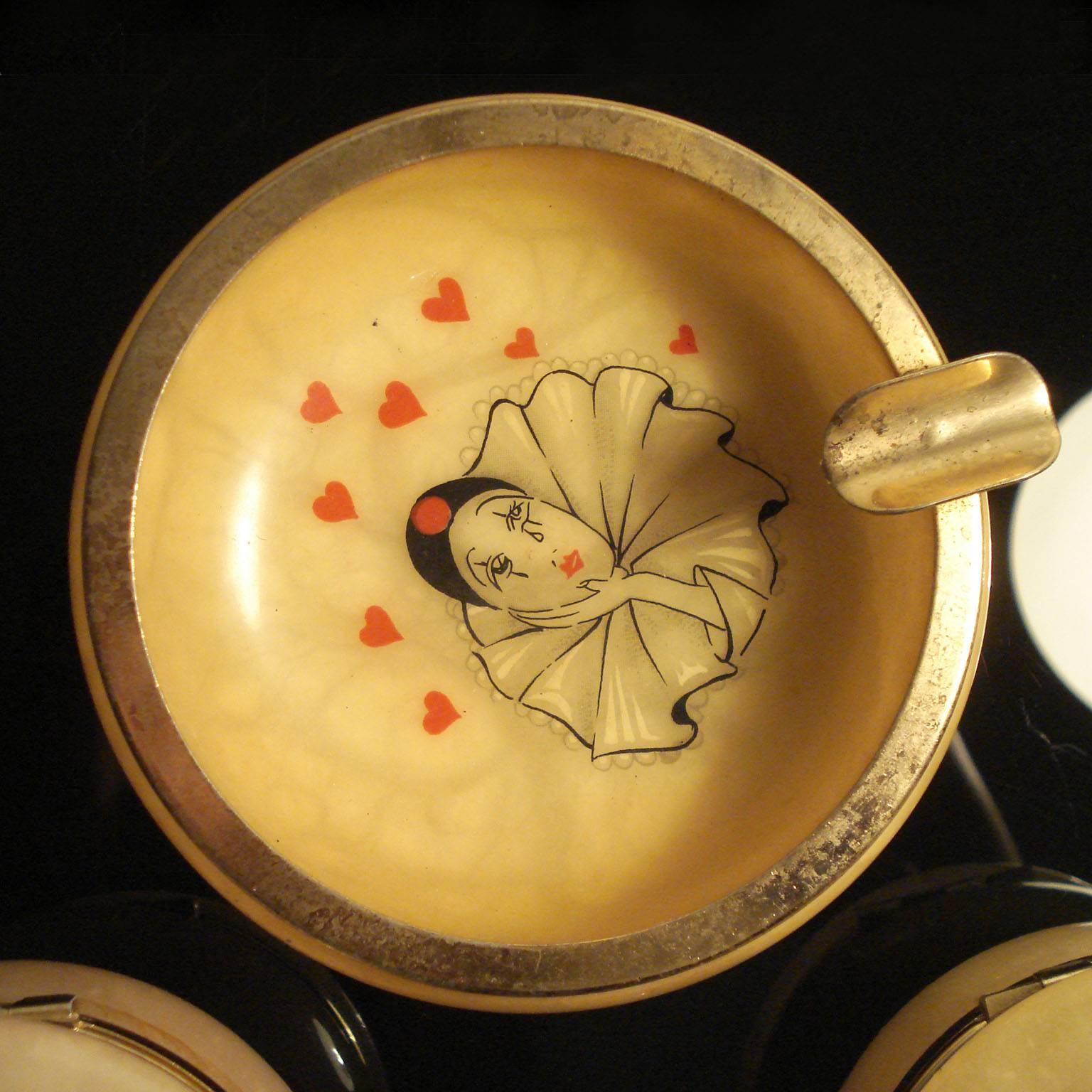 Alabaster Jewelry Boxes and Ashtray 2