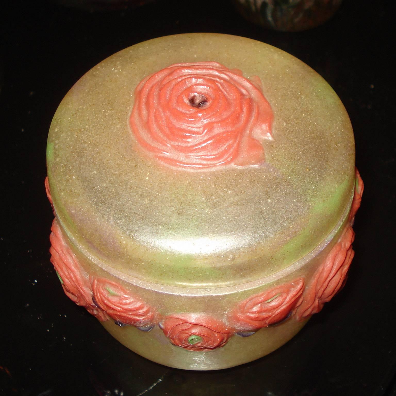 Exquisite Box in Pate De Verre by G. Argy-Rousseau in vendita 6