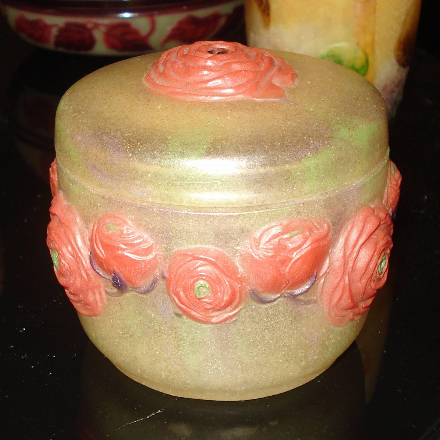 Exquisite Box in Pate De Verre by G. Argy-Rousseau in vendita 2