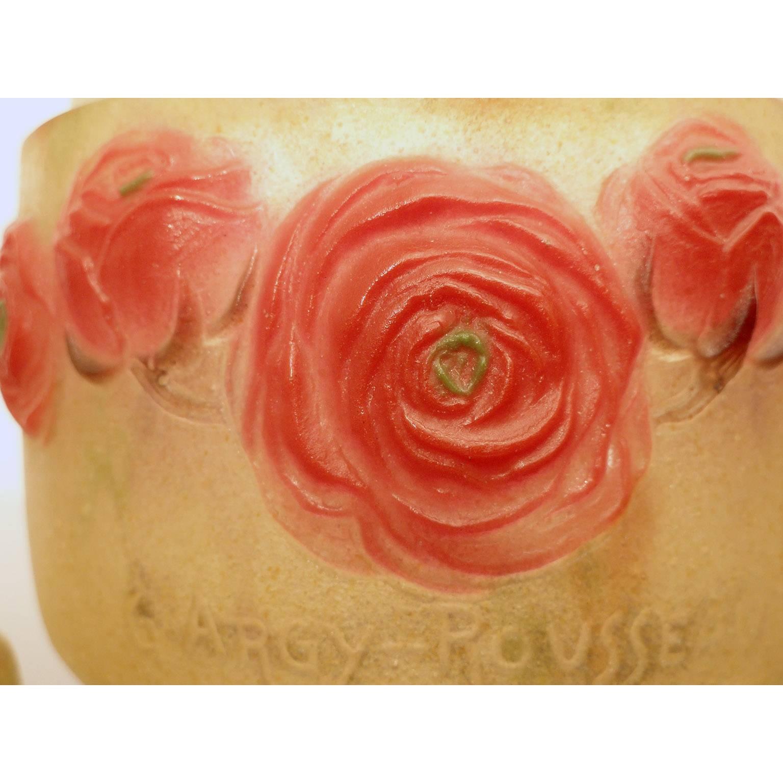Exquisite Box in Pate De Verre by G. Argy-Rousseau in vendita 9
