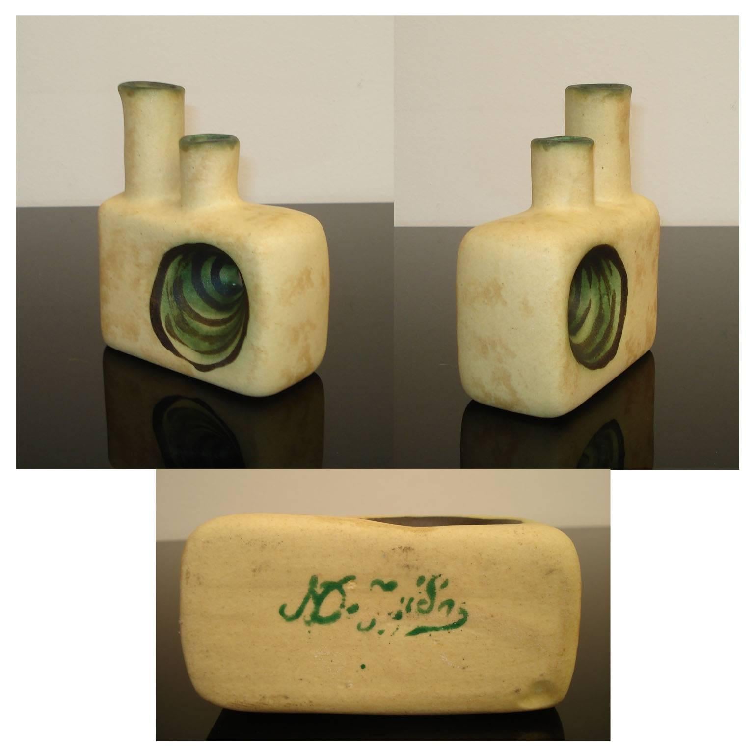 Stunning Retro French Studio Ceramic Vases 4