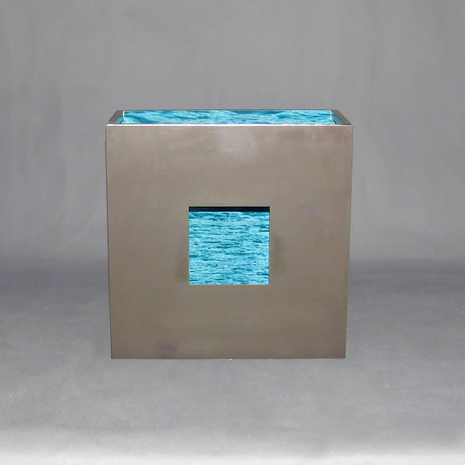 Contemporary Wall Mounted Sculptures Patinated Iron H2O Serie, Limited Edition, Germany, 2000