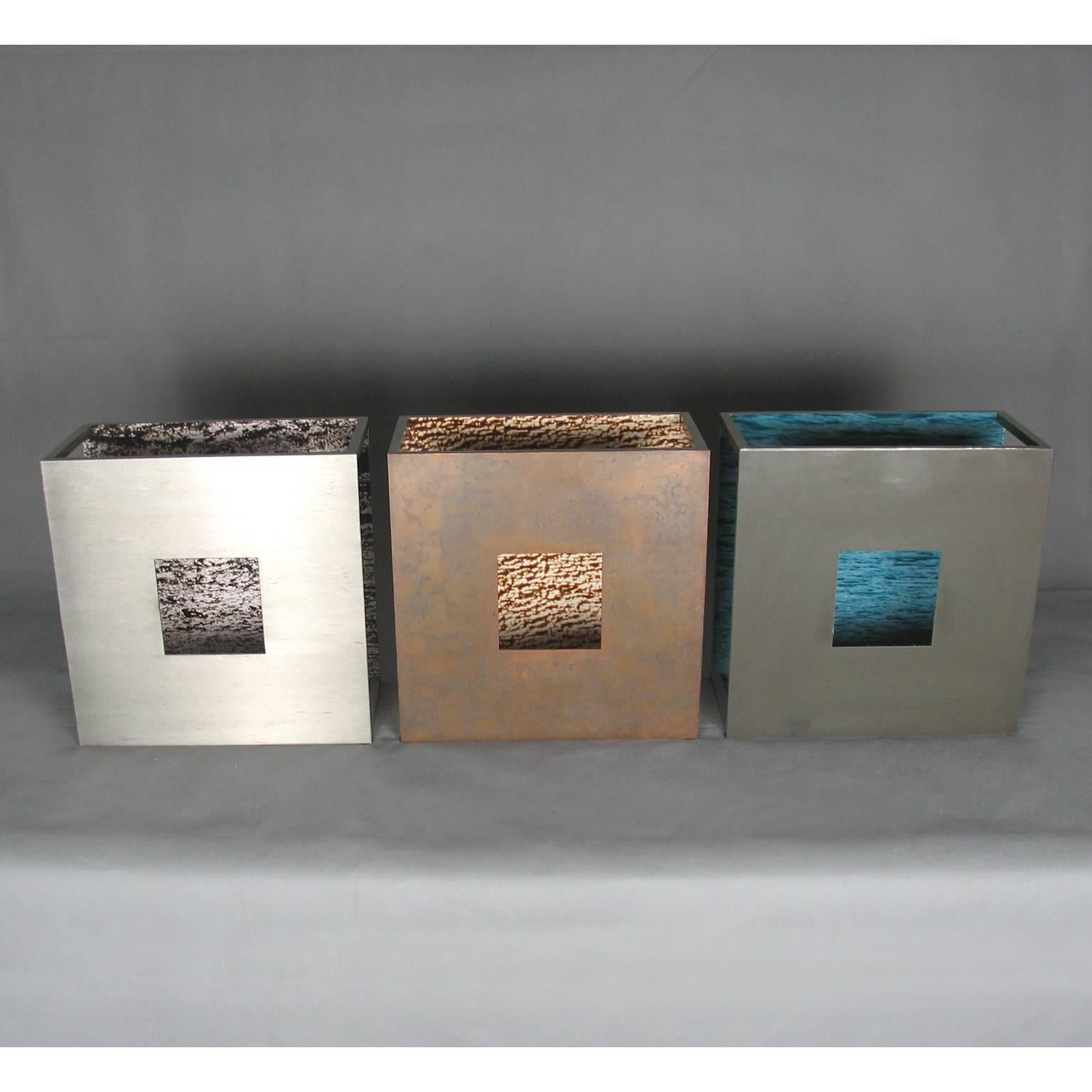 Wall Mounted Sculptures Patinated Iron H2O Serie, Limited Edition, Germany, 2000 1