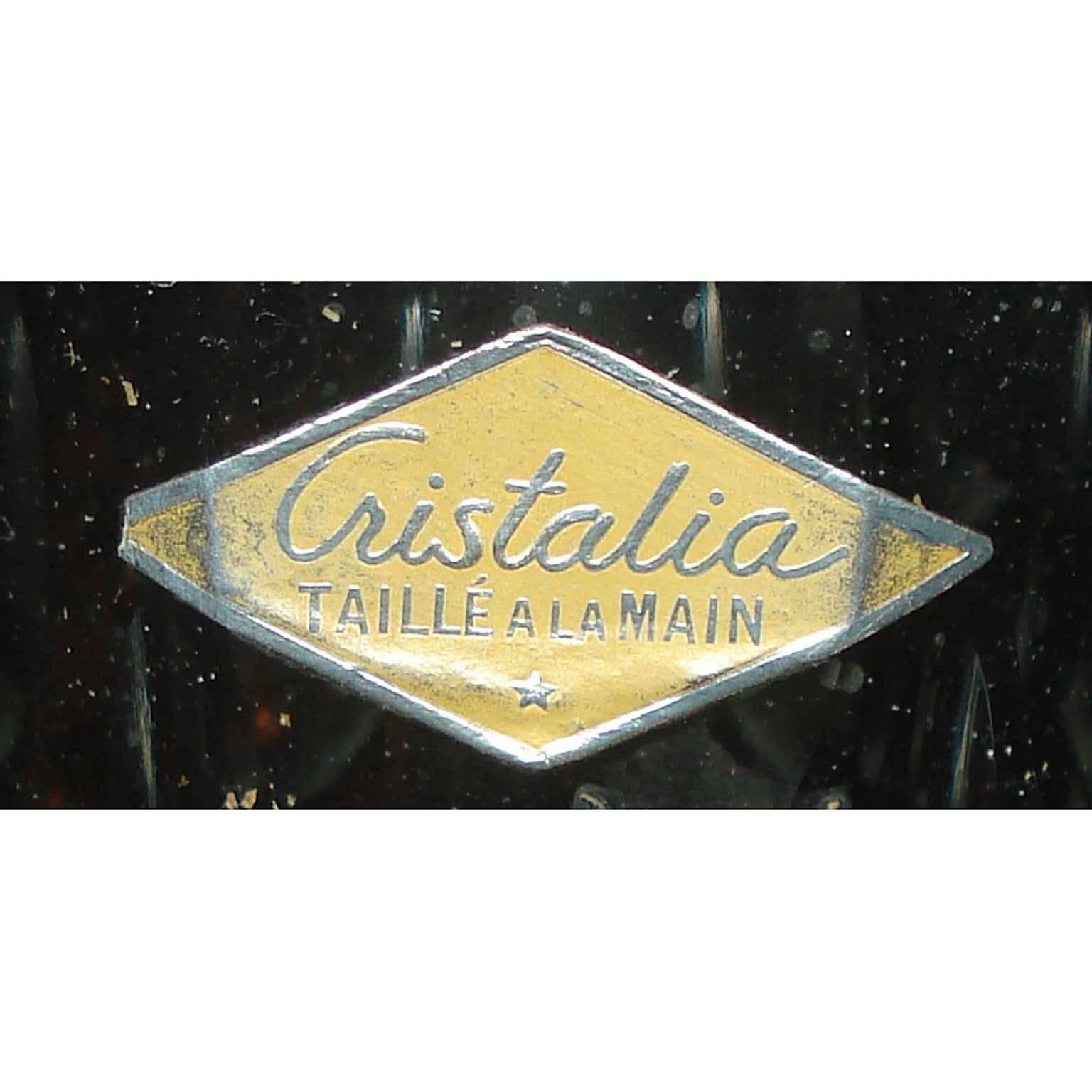 Mid-20th Century Art Deco Crystal Cocktail Shaker