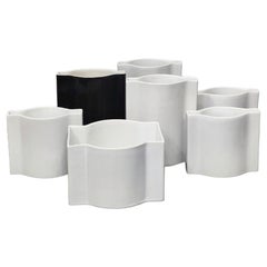 Collection of Seven Post-Modern "Kombi" Vases, Margareta Hennix for Gustavsberg Collection of Seven Post-Modern "Kombi" Vases, Margareta Hennix for Gustavsberg