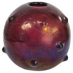 Carlo Scarpa, La Mina Vase, Corroso Glass, Venini, Murano, Italy 1940s
