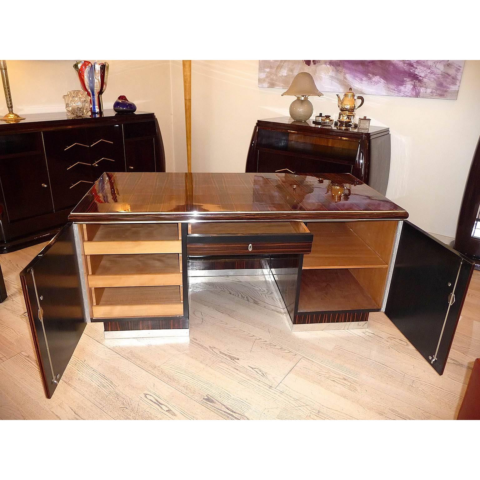 Art Deco Desk by Bruno Paul Deutsche Werkstätten Hellerau, Germany, 1935 In Excellent Condition In Bochum, NRW