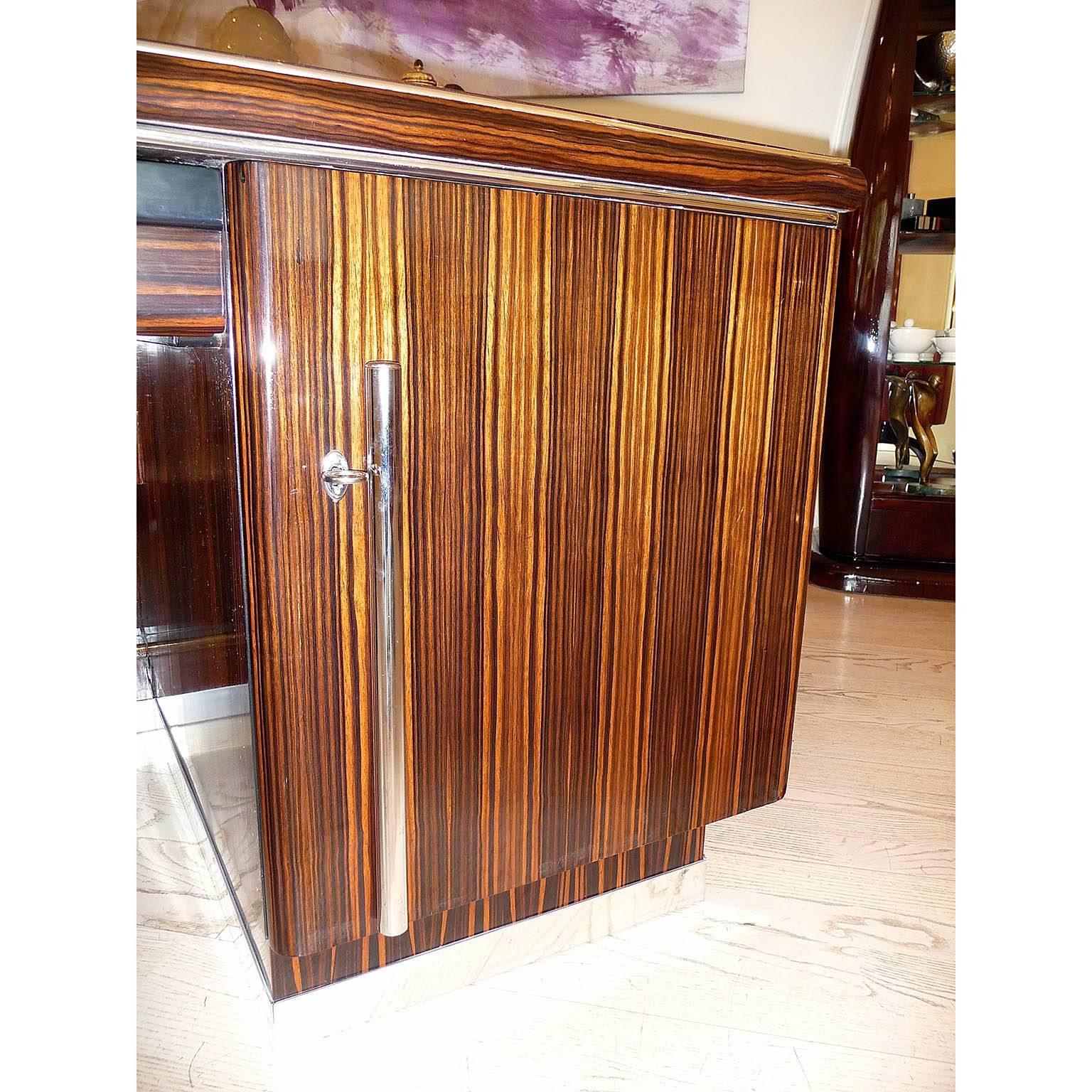 Wood Art Deco Desk by Bruno Paul Deutsche Werkstätten Hellerau, Germany, 1935