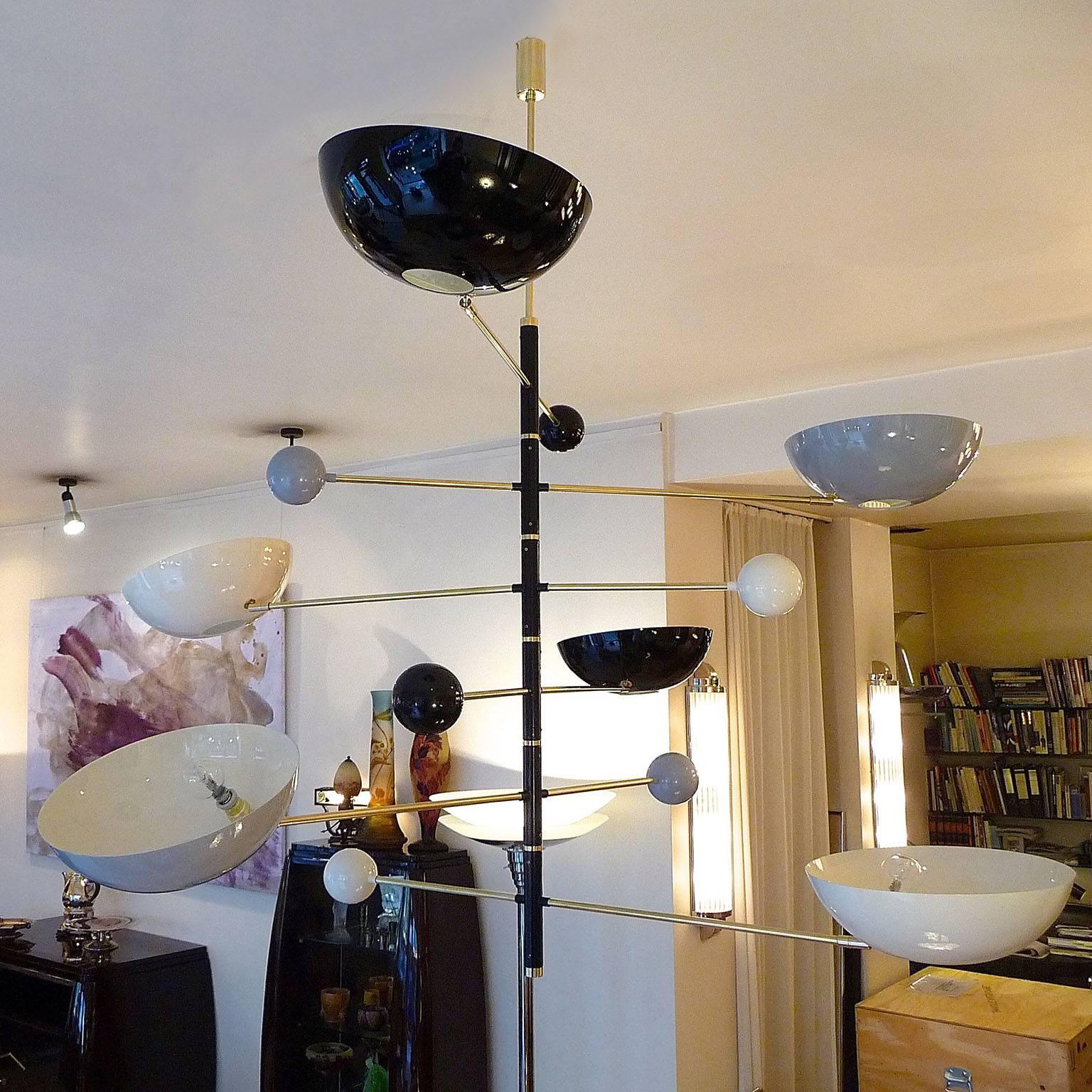 Metal Balanced Italian Chandelier